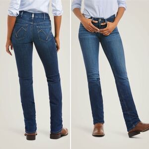 Ariat Women's Straight Leg Jeans - Dark Blue